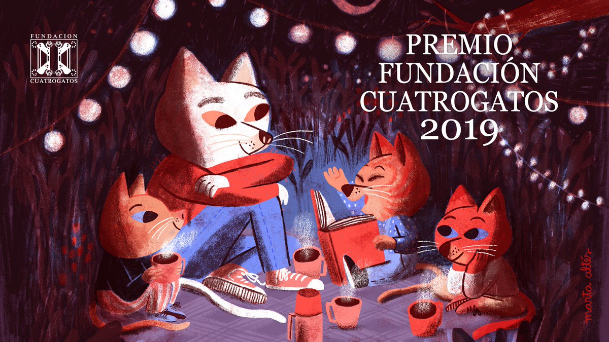 CuatrogatosLIJ's tweet photo. ¡Aquí están los 20 libros ganadores del Premio Fundación Cuatrogatos 2019! 
El folleto incluye, además, los finalistas y cien obras recomendadas. La imagen que identifica el Premio 2019 fue creada por la ilustradora española Marta Altés. Hagan clic aquí: https://t.co/FAaLohR7Aa https://t.co/6RPg3VhYeV