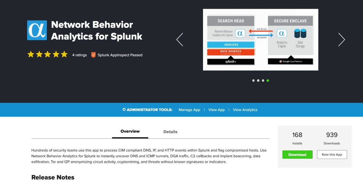 alphasoc's tweet photo. Network Behavior Analytics for Splunk 1.1.8 released 🚀 New features include tooltips for individual flags, @maltiverse_com support (under the Actions dropdown) and rare HTTP user agents displayed in the Performance view >> https://t.co/BKWpaRYg0J https://t.co/SA8nz3kFNd