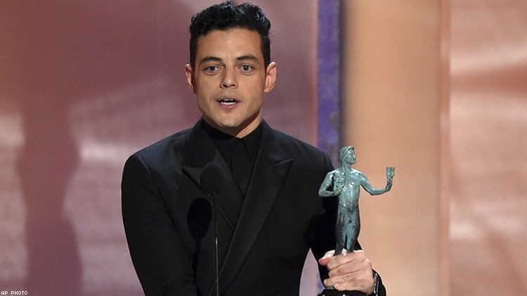 PrideInLondon's tweet photo. Great to see LGBT+ and queer roles being recognised at last night's 25th Screen Actors Guild Awards #SAGAwards. 
@ItsRamiMalek dedicated his win to Freddie Mercury, saying he allowed people to step up, live their best life, be exactly who they want to be.

https://t.co/lxTrl2BB1m https://t.co/6EFx13M8ch