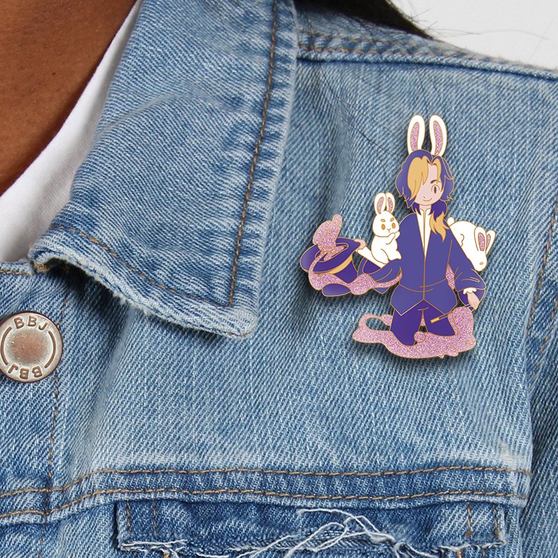 fran_berbegal's tweet photo. The Bunnies Magician, testing some new enamel pins series for upcoming kickstarter and stickers! Do you like it?π
Soon at https://t.co/W2B8zVx3pq
#bunny #bunnies #easter #enamelpin #pincollection #pincomunity #magician #stickers #pins #cute #shonen https://t.co/W9QvrEFJMb