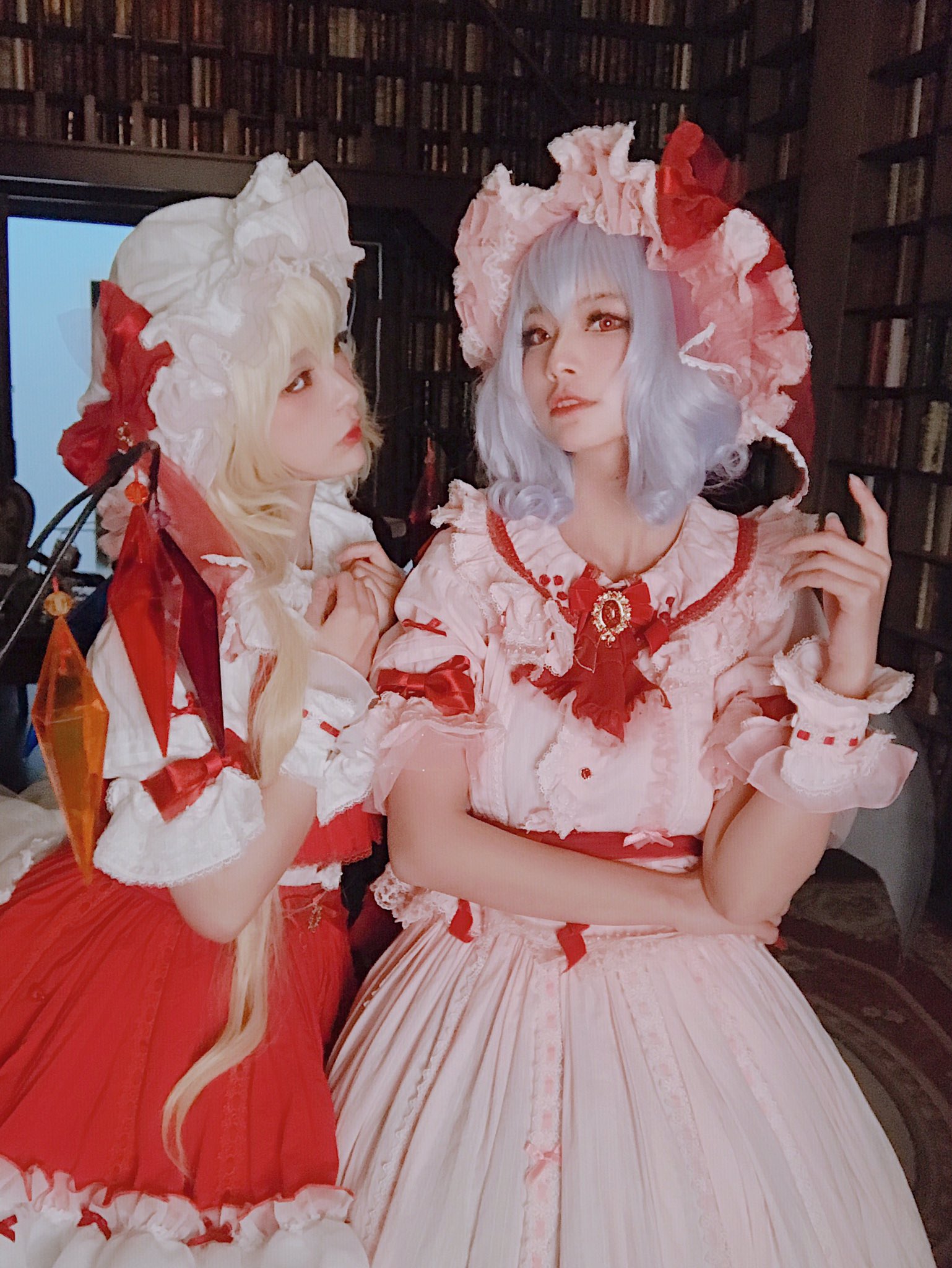 Mサイズ 森森仙 東方project フランドール コスプレ衣装かお在庫処分