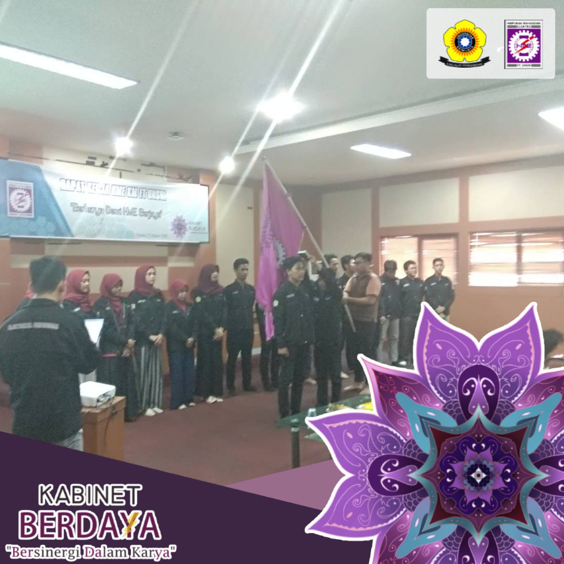 [Rapat Kerja HME KM FT UNSRI] ||Kamis 17 Januari 2019||
Telah berlangsung Rapat Kerja sekaligus Pelantikan Badan Pengurus Harian (BPH) HME KM FT UNSRI Kabinet Berdaya Periode 2018-2019

#HME
#HMEKMFTUNSRI
#TeknikElektro
#UNSRI
#HMEBersatuElektroBerjaya
#KabinetBerdaya
#RapatKerja