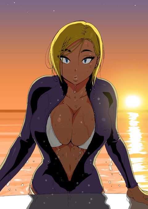 夕焼けサーファーちゃん 