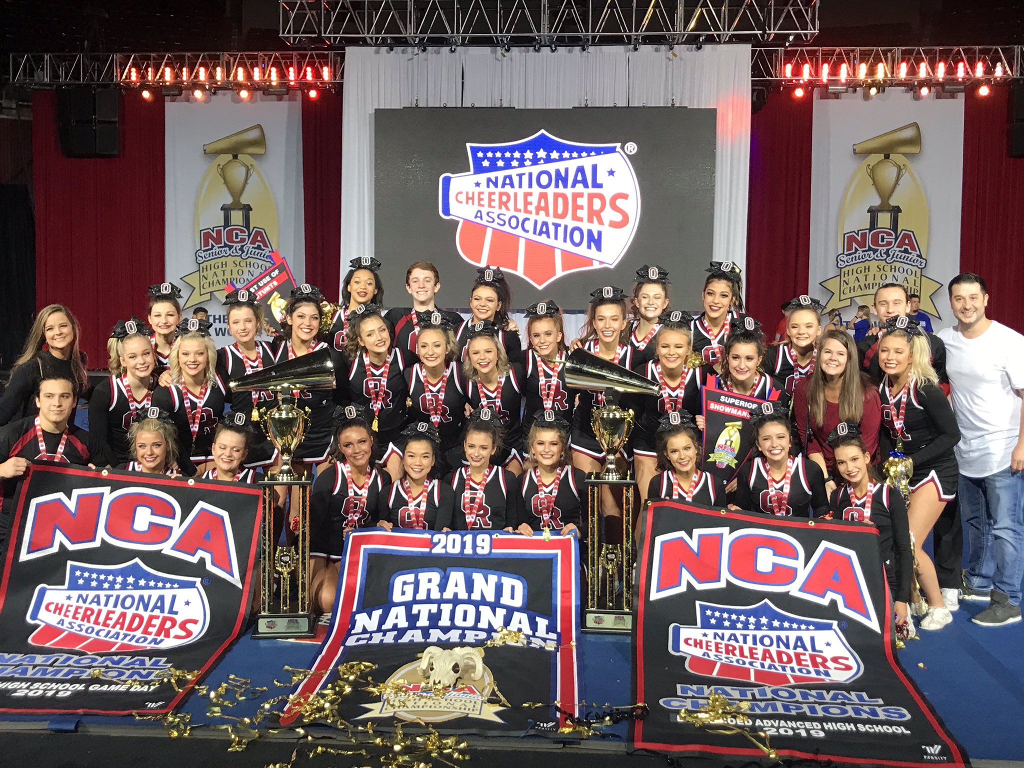 NCA on Twitter: someone say Grand National Champions?! Congratulations, Owasso School. #NCAnationals https://t.co/oz23iUM67a" / Twitter