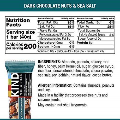dealshower's tweet photo. KIND Bars, Dark Chocolate Nuts &amp; Sea Salt, Gluten Free, 1.4 Ounce Bars, 12 Count $11.62
https://t.co/LA0Ekwi5DQ https://t.co/ri2YXxeNsE