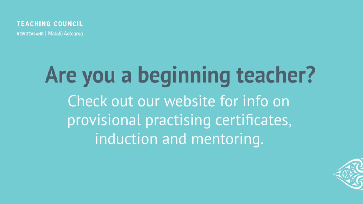 Welcome aboard, BTs! We have so much info waiting for you on our website... educationcouncil.org.nz/content/beginn…