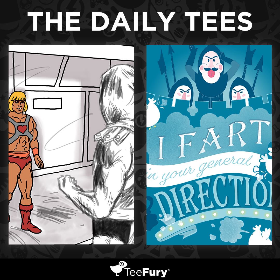 teefury's tweet photo. Head over to #TeeFury now to check out the daily tees from #wytrab8 and #Queenmob ⚡ https://t.co/jq4jrETLrN https://t.co/BkL33djmTT