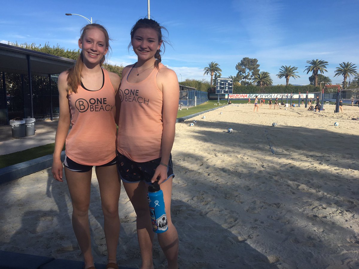 Great day for some beach volleyball here in Tuscon! So proud of Maddie and I’s 3-2 finish today. Thank you Walker Beach Volleyball for hosting! <a href="/UCSCWVB/">UC Santa Cruz WVB</a> <a href="/HPUSharks/">HPU Athletics</a> @UNCBearsVB