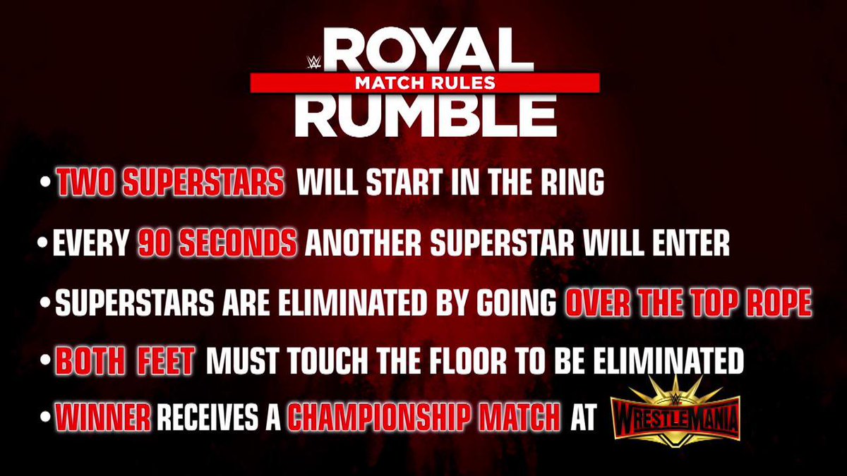 Wrestling Observer On Twitter Full Royalrumble Results Men S