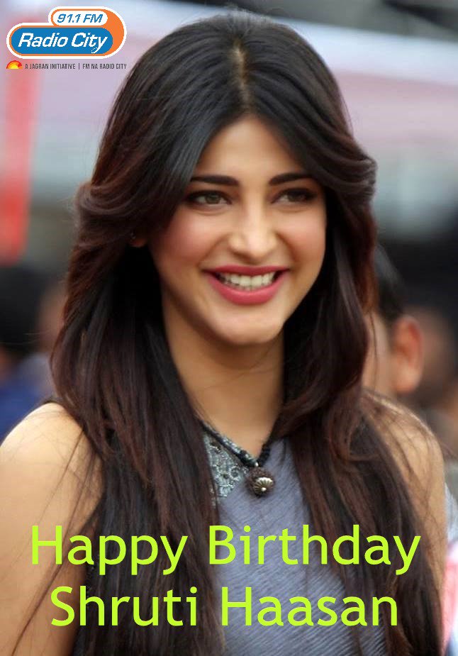  Happy Birthday Rockstar Shruti Haasan!! 