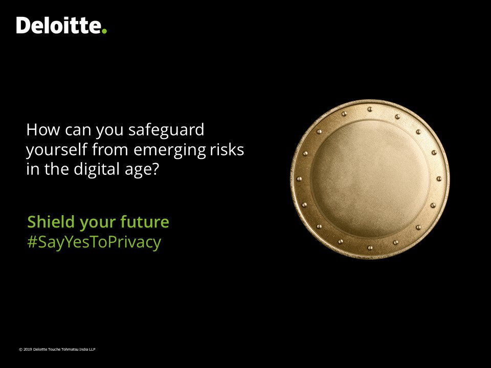 DeloitteIndia's tweet photo. #DataPrivacyDay| If data is the new oil, is our privacy going up in smoke? Shield your future and #SayYesToPrivacy #RiskAdvisory Know more: https://t.co/fWtVUoNVT2 https://t.co/3djRfpevdf