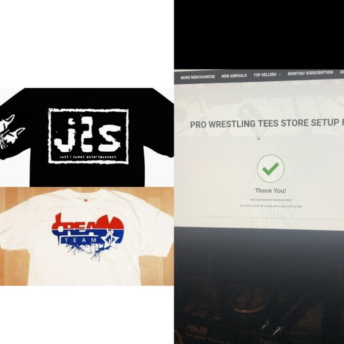 S/O to my brother @themainref123 &amp; @OneHourTees #ProWrestlingTees. I now have my own merchandise store<a class="tags" target="_blank" title="On Twitter" href="/?out=eyJ0eXAiOiJKV1QiLCJhbGciOiJIUzUxMiJ9.eyJpYXQiOjE3MjY2NDA2MTMsImlzcyI6InR3cG9ybnN0YXJzLmNvbSIsIm5iZiI6MTcyNjY0MDYxMywiZXhwIjoxNzU4MTc2NjEzLCJyZWRpcmVjdF91cmwiOiJodHRwczovL3R3aXR0ZXIuY29tL3RoZW1haW5yZWYxMjMifQ.ucvmPn-MqEM4RDSCH1gvEzhMGYbJYEhjOQ8InpANbGc5avLXYcfbIGnLBPBvnNP0LefH6lDd9qJddx9IMGXT8w">@themainref123</a><a class="tags" target="_blank" title="On Twitter" href="/?out=eyJ0eXAiOiJKV1QiLCJhbGciOiJIUzUxMiJ9.eyJpYXQiOjE3MjY2NDA2MTMsImlzcyI6InR3cG9ybnN0YXJzLmNvbSIsIm5iZiI6MTcyNjY0MDYxMywiZXhwIjoxNzU4MTc2NjEzLCJyZWRpcmVjdF91cmwiOiJodHRwczovL3R3aXR0ZXIuY29tL09uZUhvdXJUZWVzIn0.-vh-XaRjbMD1CXhRXg3pGokf9jtOzetRwax2oH6Zen7KNmlwslHh03FbkImiqf8oL9xtOZTMDaxK_ukY3MOVuw">@OneHourTees</a><a href="/tag/believe"class="tags"><span>#believe</span></a><a href="/tag/bulletclub"class="tags"><span>#bulletclub</span></a><a href="/tag/prowrestlingtees"class="tags"><span>#prowrestlingtees</span></a><a href="/tag/hotto"class="tags"><span>#hotto</span></a>