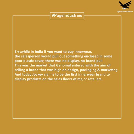 FinCrowOfficial's tweet photo. Listed at discount of more thn 15% & today knwn as one of the mst expensive stock on valuation metrics. One who invested in Page at the IPO price of Rs 360 hv bn handsomely rewarded with a CAGR of 41% @JockeyIndia @fmcgint @blitzkreigm #PageInd #Investing #markets #India #Fincrow https://t.co/xpczDlH1h2