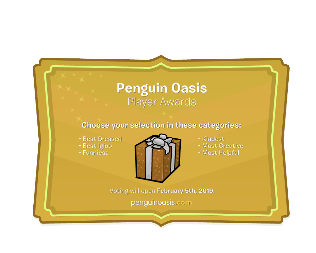 It's award season! 🏅Get ready to choose your favorite players for the upcoming Player Awards! Start thinking because voting opens February 5th! penguinoasis.com/?ref=twt_paf5