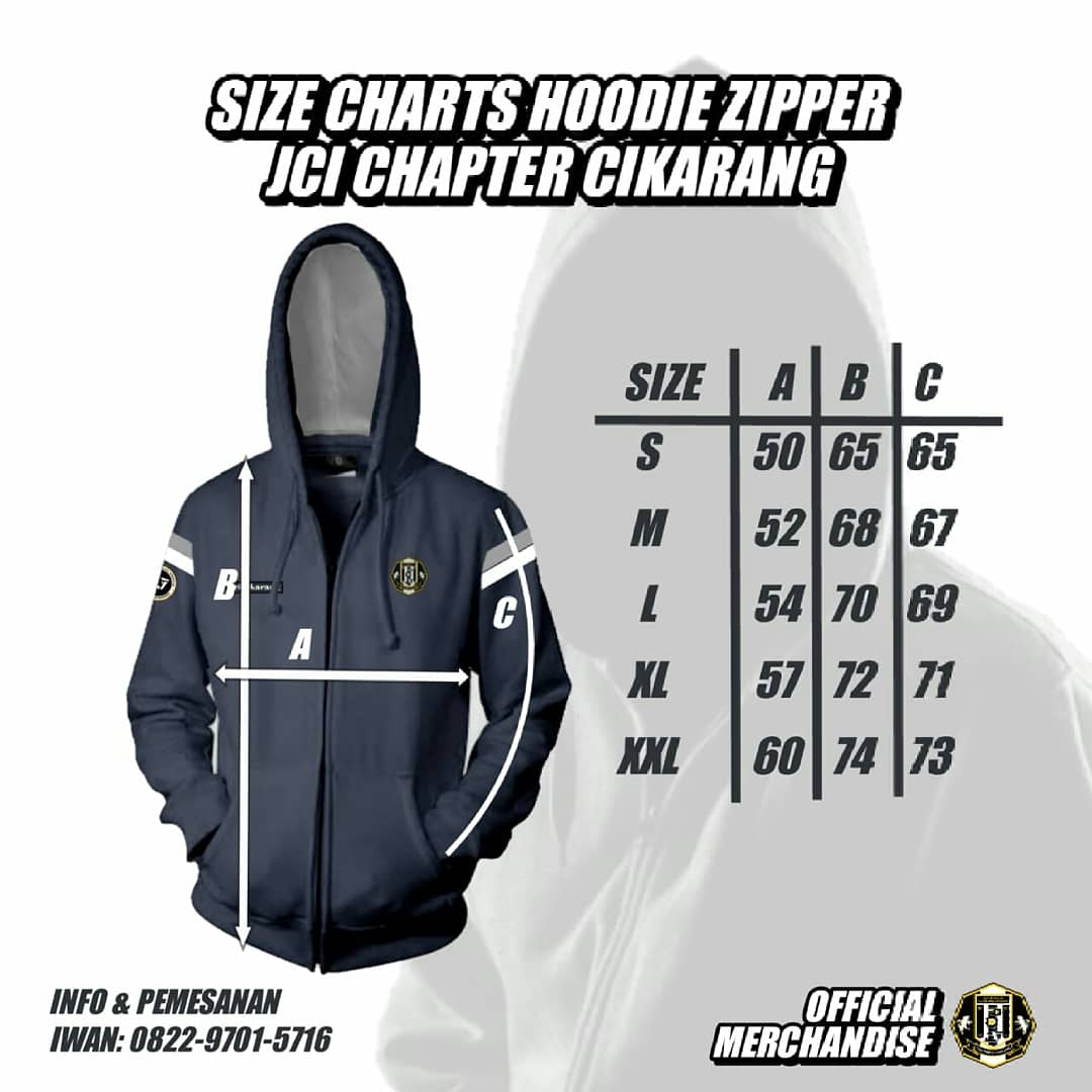 Open PO Hoodie Zipper <a href="/JCI_Cikarang/">JCI Chapter Cikarang</a> , untuk pemesanan bisa kontak ke CP yang di poster ya :)
