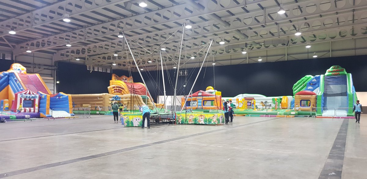Event medical cover today at Stoneleigh Park #eventmedicalcover #medicalcover #inflatablefamilyfundays #indoorevents