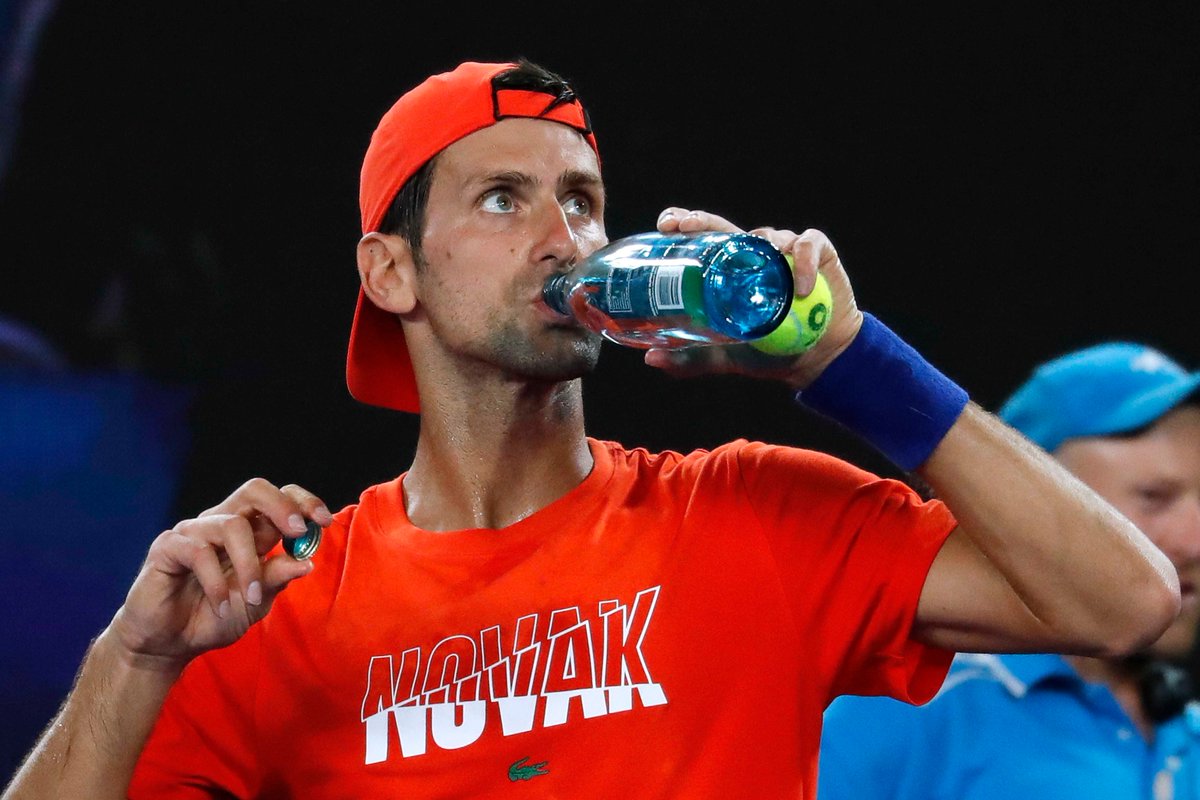 BasiaID's tweet photo. .@DjokerNole #AO19 #BeforeFinal #practice #AusOpen 
p: Kim Kyung-hoon https://t.co/tEns89hgbq