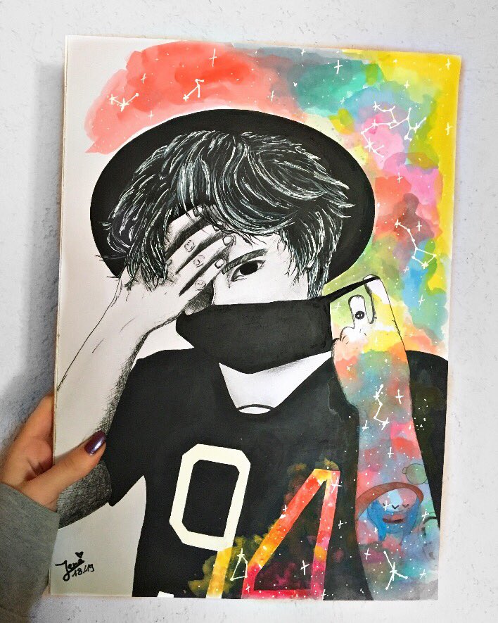 cos_samo's tweet photo. @Julien_Bam 
Dich zu malen ist überraschend entspannend. Ich sollte das öfters machen🤔 https://t.co/E4uJovpihP