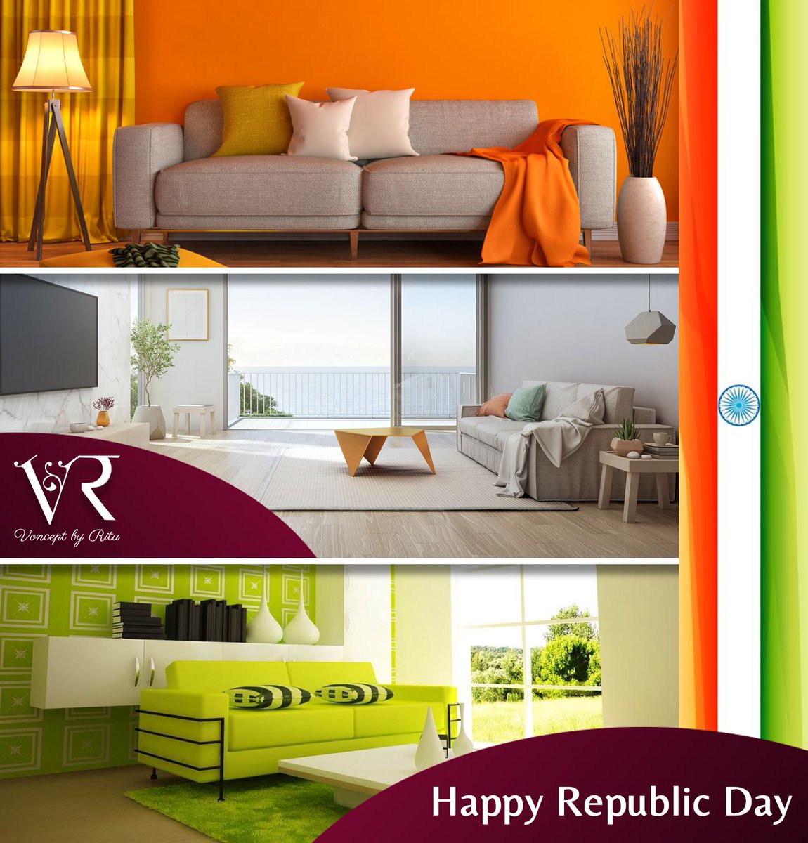vonceptby's tweet photo. "Let's spread the message which the tricolor gives. Let's spread peace, humanity, and prosperity among the people. Happy Republic Day!"

#HappyRepublicDay #VonceptByRitu https://t.co/5MdINX5wgy