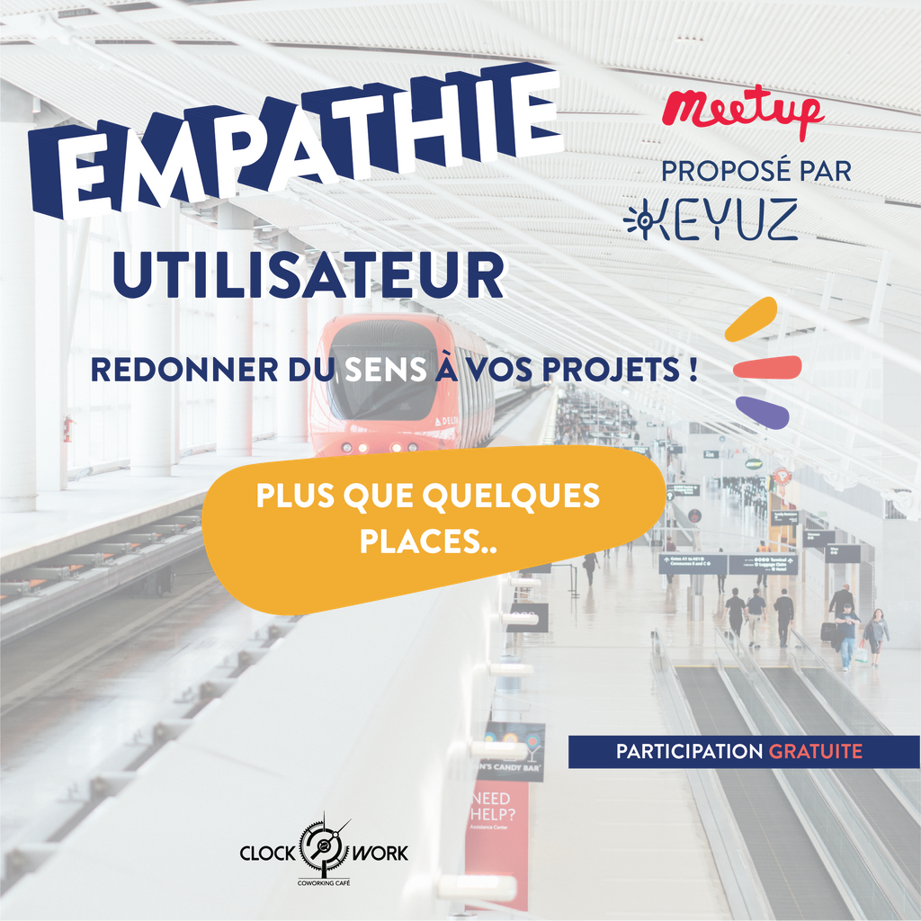 keyuzdesign's tweet photo. N'oubliez pas de vous inscrire pour notre prochain meetup dédié cette fois-ci à l'empathie utilisateur !
#ExperienceCollaborateur #designthinking #workshop #UserExperience 

Inscrivez-vous via ce lien:
 https://t.co/olGLI862tg #innovation #Design #ConnaissanceClient https://t.co/0InylAmY7s