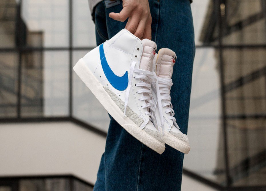 nike blazer mid 77 vintage pacific blue