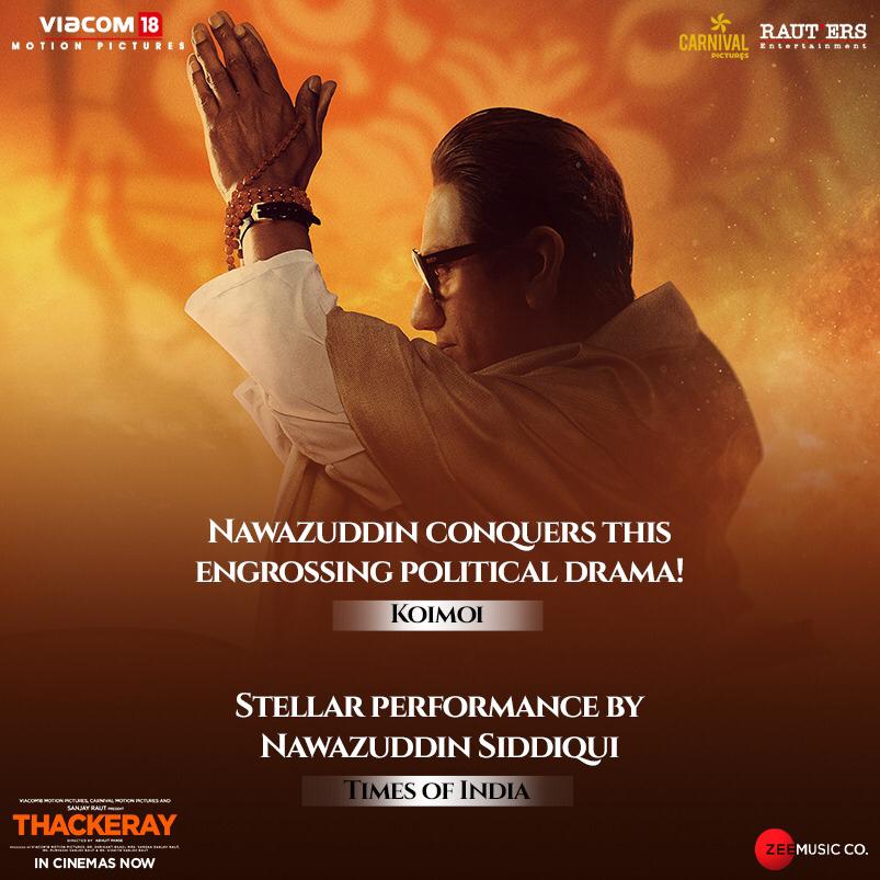 The echo has been heard! Witness the tiger taking over in cinemas near you:
<a href="/Paytm/">Paytm</a>: bit.ly/Thackeray-PayTM 
<a href="/bookmyshow/">BookMyShow</a>: bit.ly/Thackeray-BMS 
#ThackerayTheFilm