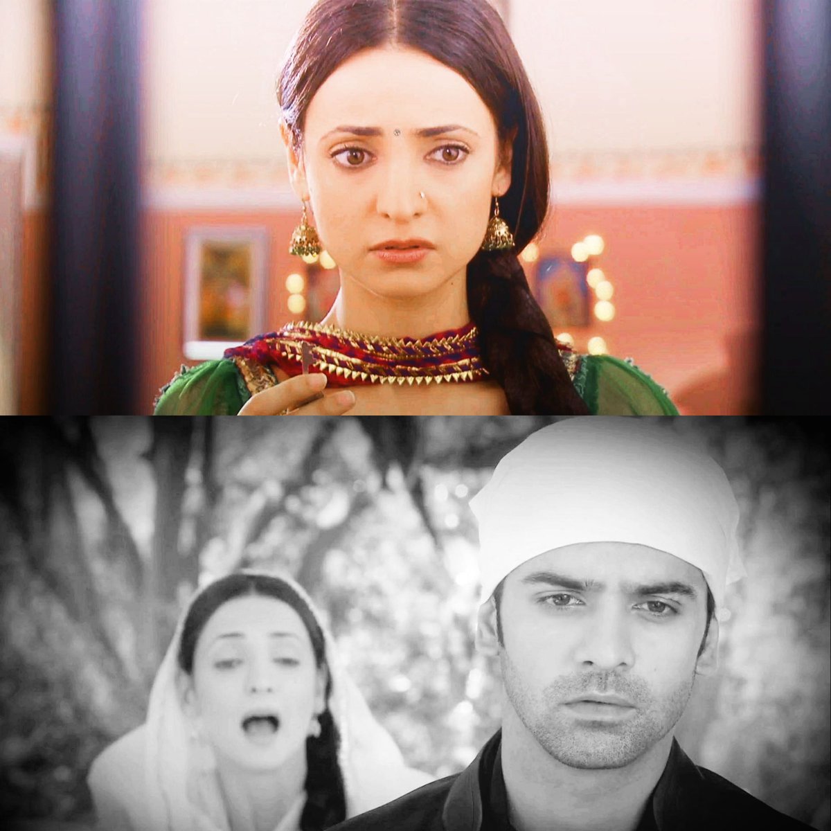 A: 'Hum dono ek doosre ke khayal se peecha chora rahay thay aur khayal sab kuch chor kar humaray peechay arahay thay... Safar shuru ho chuka tha par musafir ko ye nahi pata tha ke manzil mohabbat hai.'  #IPKKNDrewind  #MyColouring  #Arshi