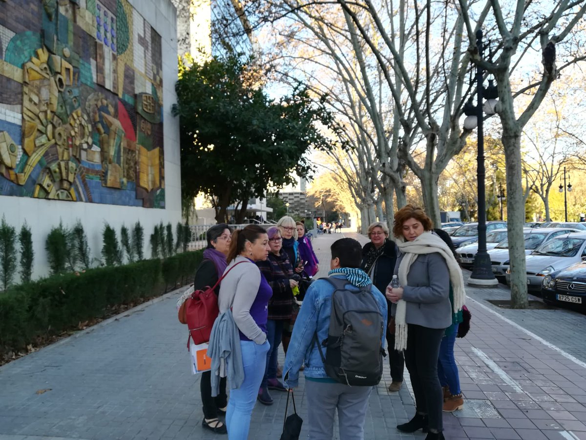 Estamos en #Valencia en el #VEncuentro8M2019 vamos a empezar los trabajos de cara a la Huelga Feminista del #8m2019