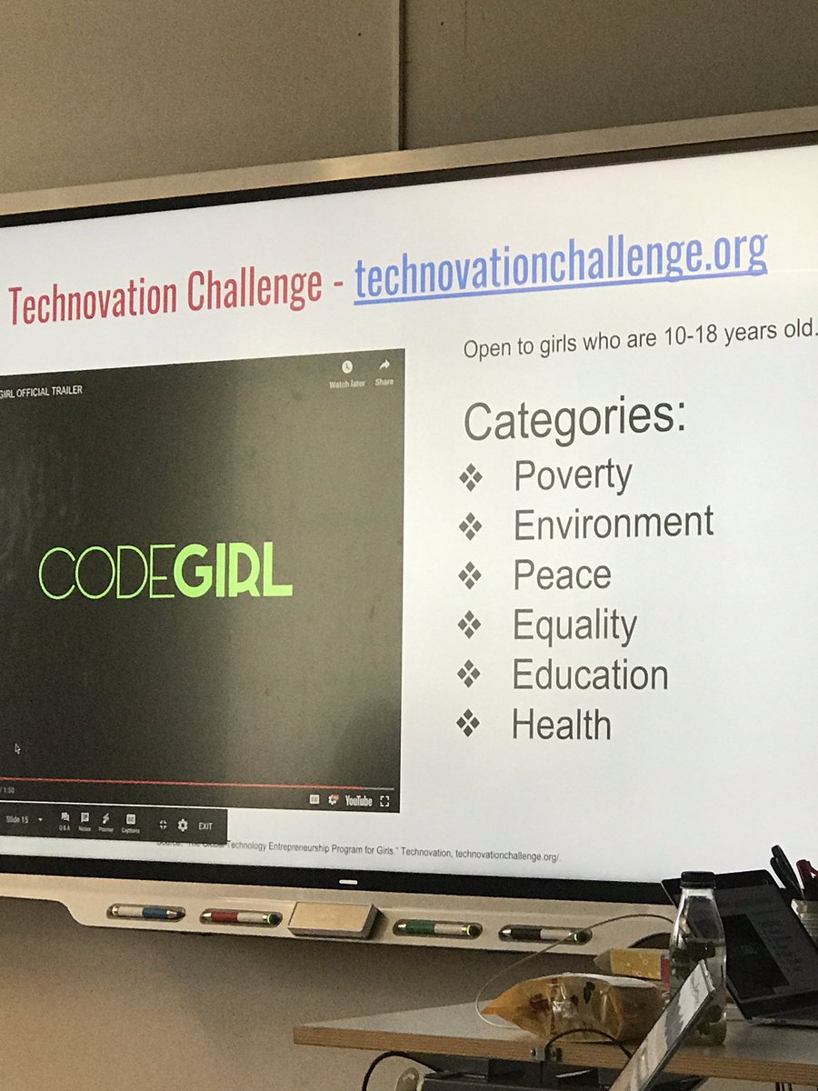 allipacker7's tweet image. Empower our GIRLS to be all they want. #technovationchallenge @WBAISIsrael @TaraLinney #technovation #codegirl #Learning2