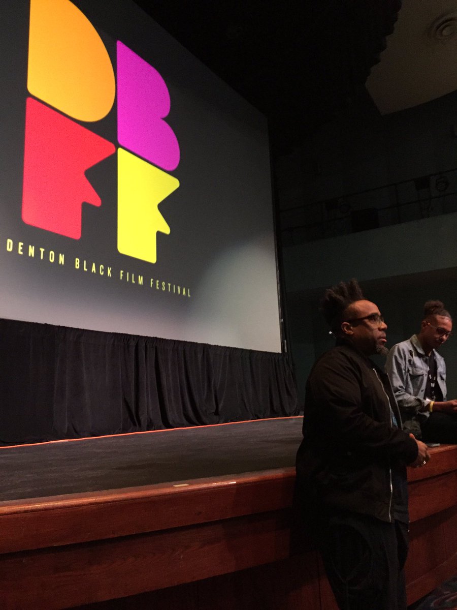 Nebula_One's tweet photo. . @Speech__ of @ADtheBand doing a Q&A w/ the audience following the screening of his film #16Bars @DentonBFF !!! #DBFF19 https://t.co/zQMIVWx5rh