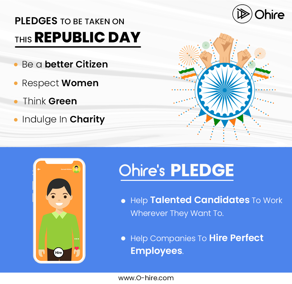 OhireApp's tweet photo. Happy Republic Day to all Indians!!

We all should pledge to ourselves to do something to make our nation proud

#HappyRepublicDay https://t.co/ZRxErcUXpZ