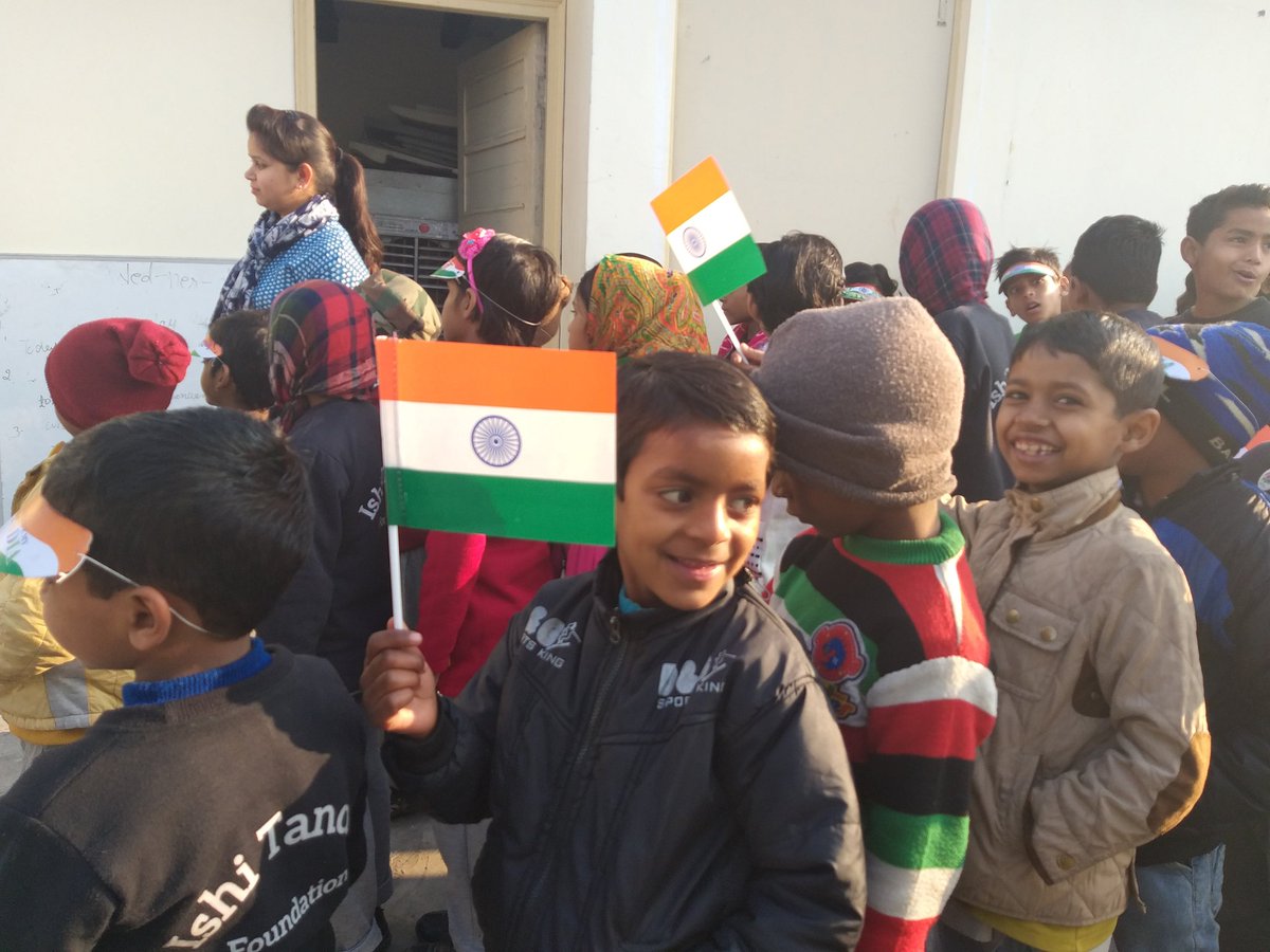 voiceofslum's tweet photo. #HappyRepublicDay2019
#AdoptEducation
#voiceofslum #slumtoschool
#freedom #independent #social
#workpositive #thinkingPositive #DoPositive #giveSmile to kids https://t.co/AFk9FsioGS