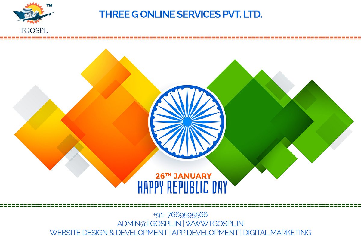 three_services's tweet image. Get together, be the strength of the nation and help. Happy 70th Republic Day 2019.

Visit us: tgospl.in
#happyrepublicday
#26thJanuary2019
#70thRepublicDay2019
#webdesign
#webdevelopment
#appdevelopment
#digitalmarketing
#seo
#socialmediamarketing
#branding