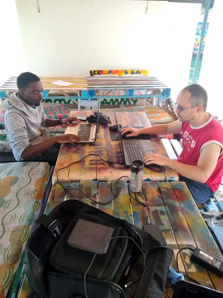 sourbones_'s tweet photo. #GGJDayTwo has just began with some teams already assembling to continue ideation and design
#GGJ19 #GGJLusaka #AgoraCode https://t.co/Ks5NOrdG8t