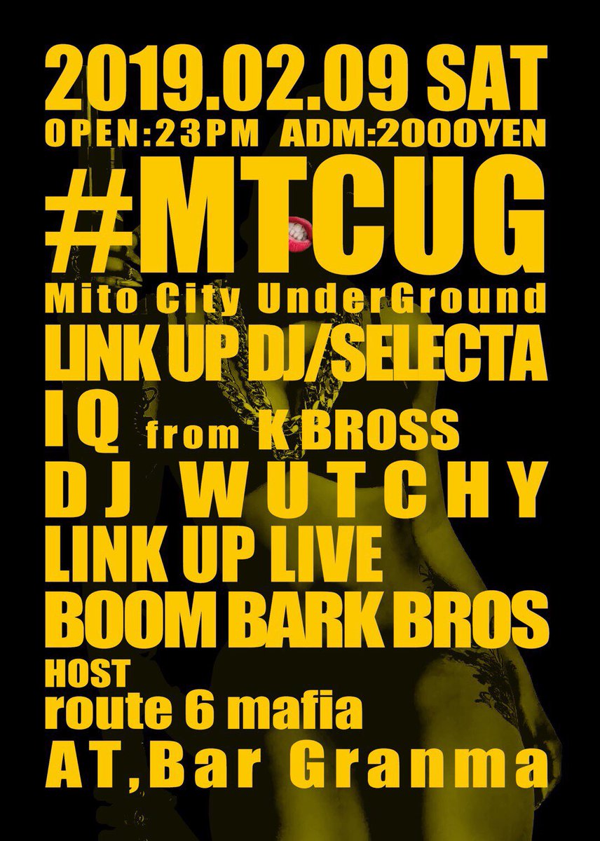 C_buya_029's tweet photo. 2019.0209
#MTCUG
BoomBarkBros.で呼んで頂きました!
WUTCHY君ありがとう!
初めてのGranma!楽しみです!
遊びまくりましょう!!🎉🎉 https://t.co/fQH9Lla85x