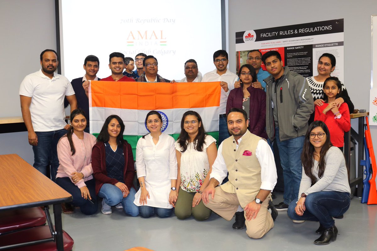 ProfGora's tweet photo. We have celebrated 70th Republic Day 🇮🇳 at Calgary 🇨🇦 first time of its kind 😇👍🏻 We are with you @narendramodi Ji 💐🙏🏻 #AmalIndia #NewIndiaCivicCode #NRI #RepublicDayIndia #IndianRepublicDay #IndiansInCanada #NaMoAgain https://t.co/bSPEQe4l4G