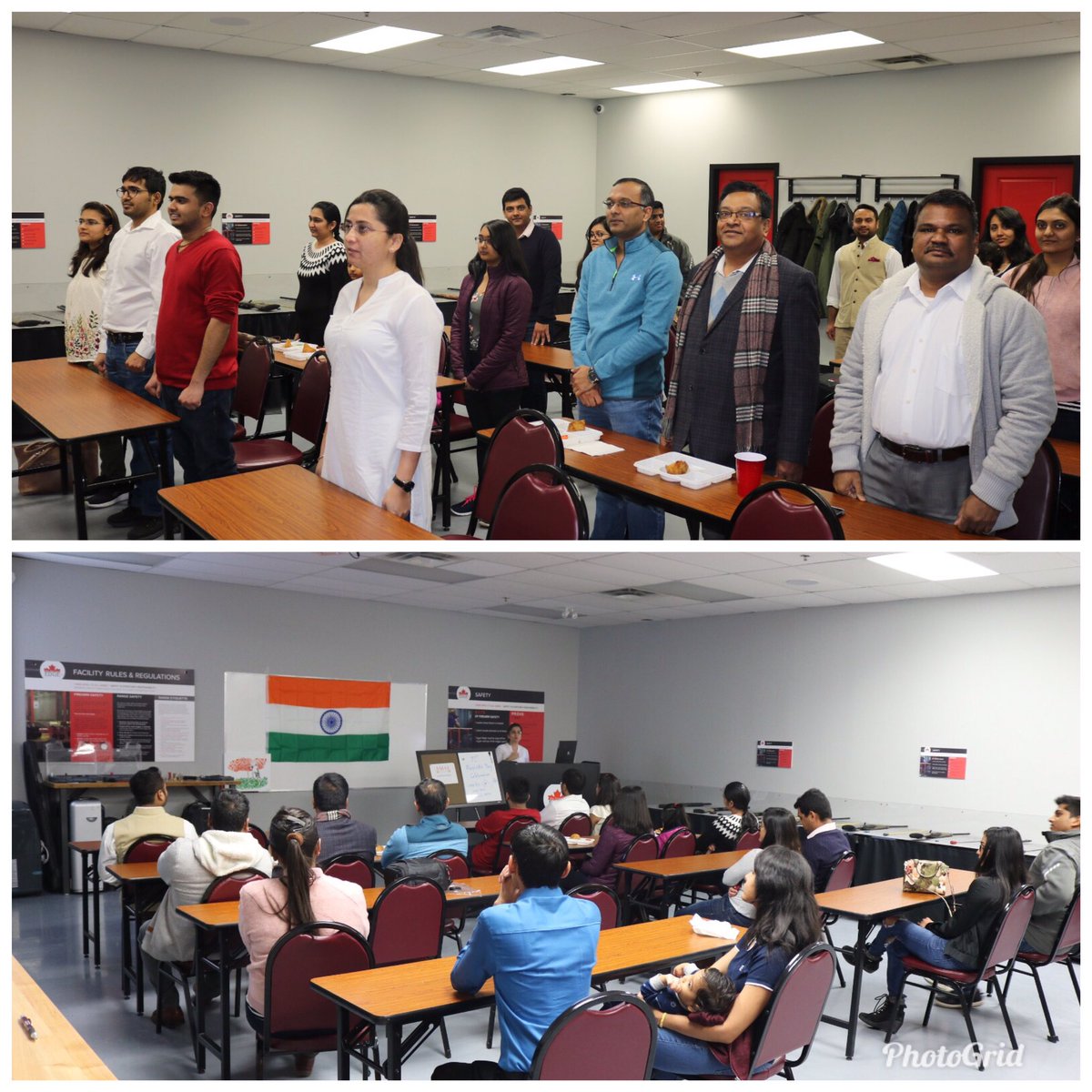 ProfGora's tweet photo. We have celebrated 70th Republic Day 🇮🇳 at Calgary 🇨🇦 first time of its kind 😇👍🏻 We are with you @narendramodi Ji 💐🙏🏻 #AmalIndia #NewIndiaCivicCode #NRI #RepublicDayIndia #IndianRepublicDay #IndiansInCanada #NaMoAgain https://t.co/bSPEQe4l4G