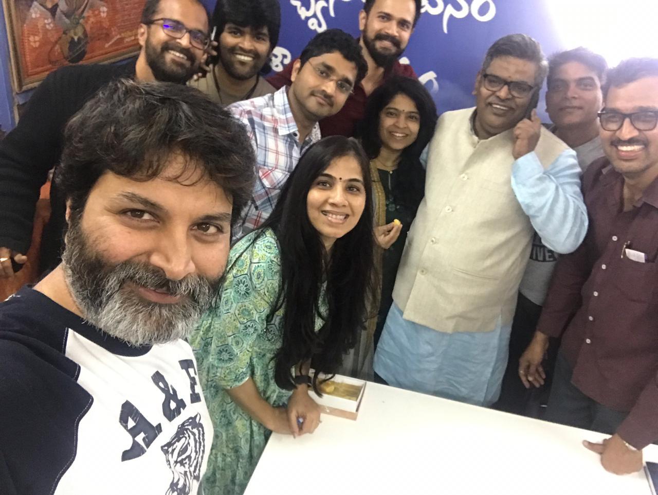 Ba Raju S Team On Twitter Welknown Lyricist Sri Sirivennela Seetharama Sastry Garu Who Has Been Announced For Padmasri Award Being Cogratulated By His Family Members Media Friends And Noted Director Trivikram