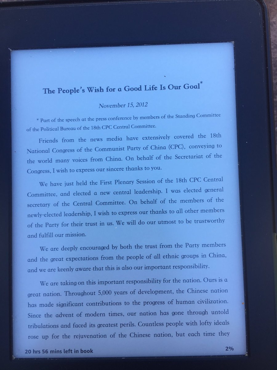 Just started “The Governance of China” by Xi Jinping