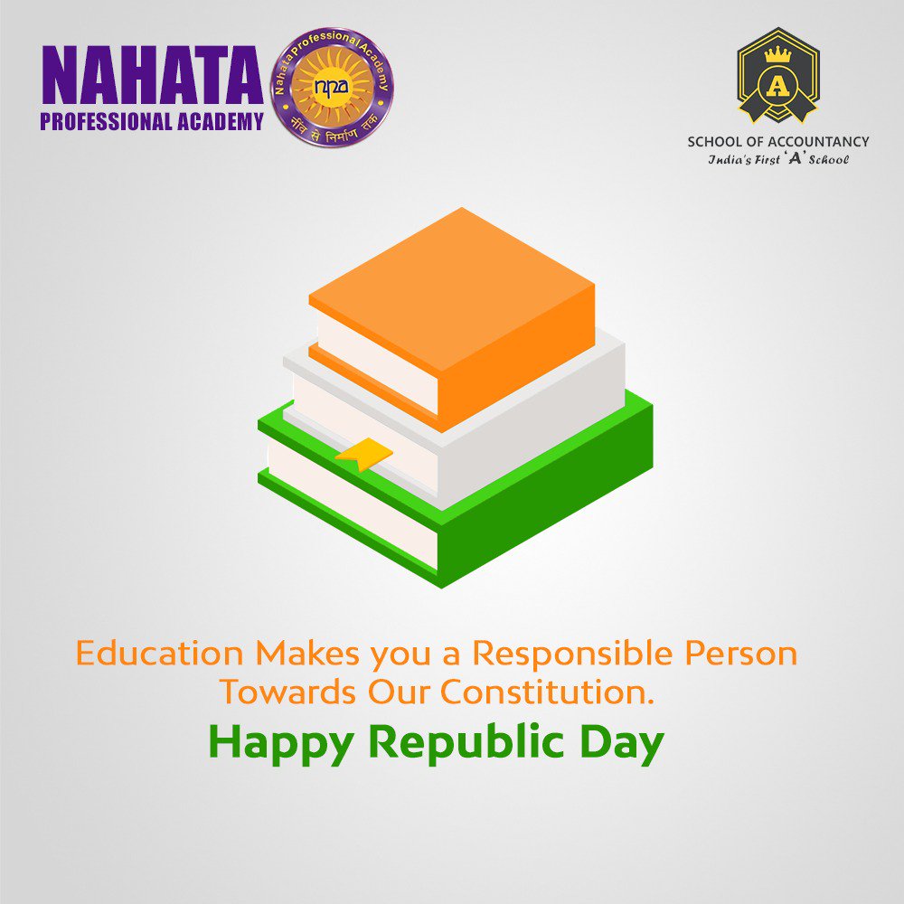 NPAIndia's tweet photo. Education makes you a responsible person towords our constitution.
Happy Republic Day to you https://t.co/pq3Ak12Z6m