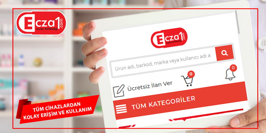 Ecza1com's tweet photo. https://t.co/up1ISVGkDz'un kullanıcı deneyimini arttıran responsive tasarımı ile mobilde de kullanımı çok rahat! 
#ecza1com #eczacıbirlikteligi #pazaryeri #eczacılar #eczacı https://t.co/xy5z14Vhea