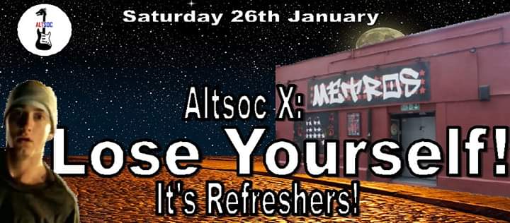 AltSocCardiff's tweet photo. Well done everyone on your exams! Now that stress is out the way, join us tonight at Metros at 10pm for a post-exam unwinding.
Hope to see you all there! https://t.co/6DtI07u7OE