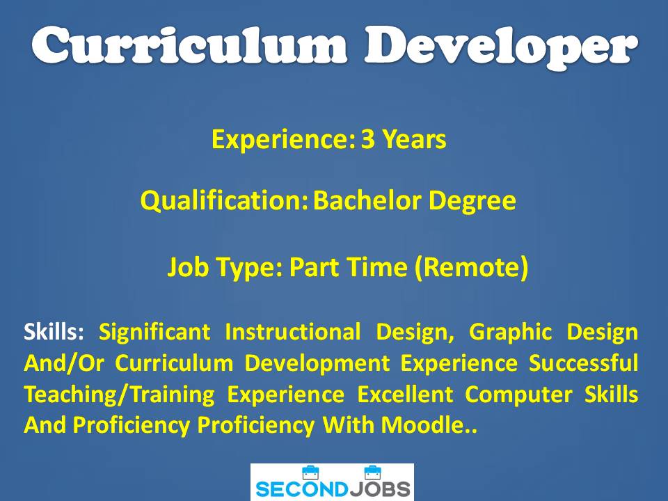 second_jobs's tweet image. Curriculum Developer

secondjobs.net/jobs/curriculu…

#parttimejobs #remotejob #CurriculumDeveloper
