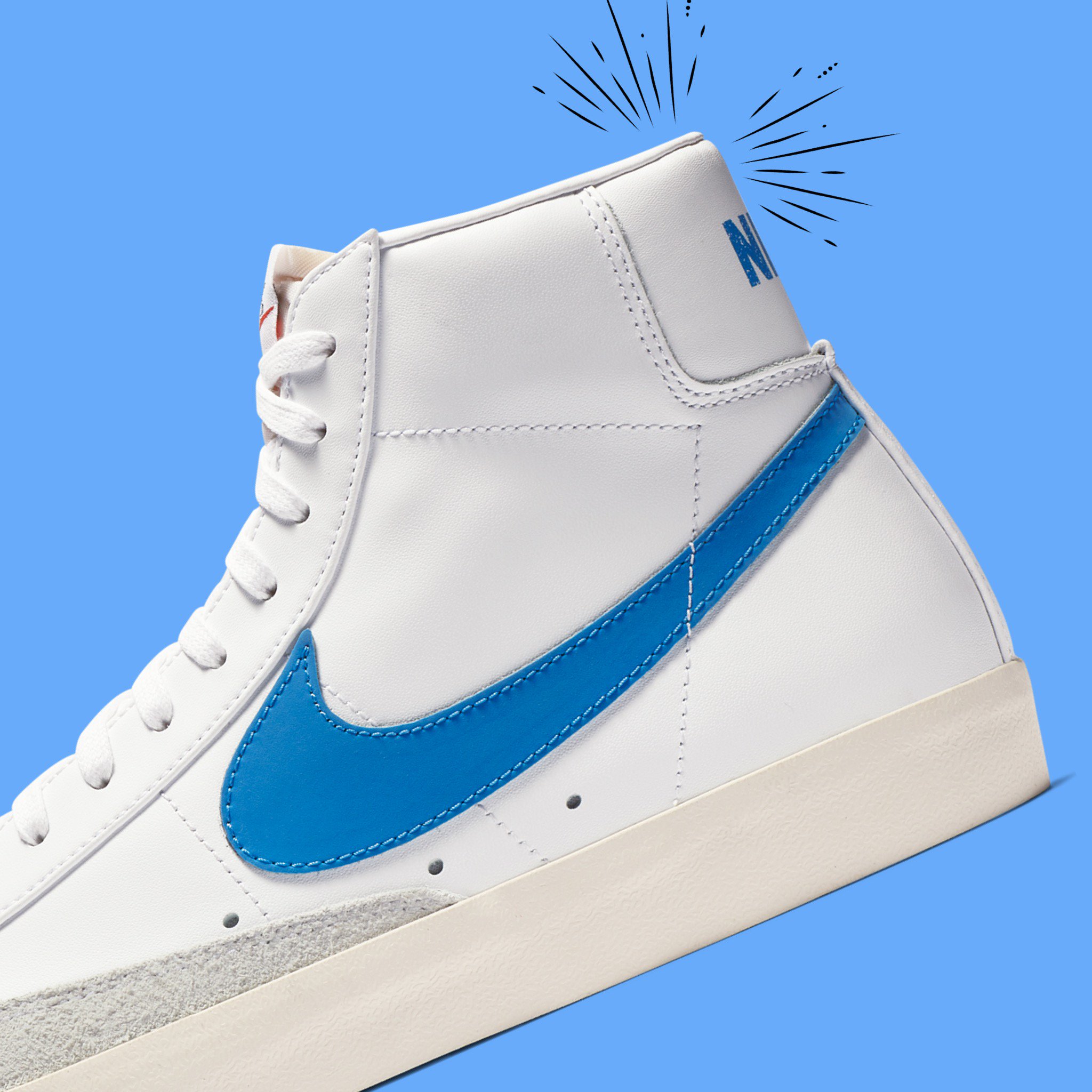 Nike blazer mid 77 pacific blue sales