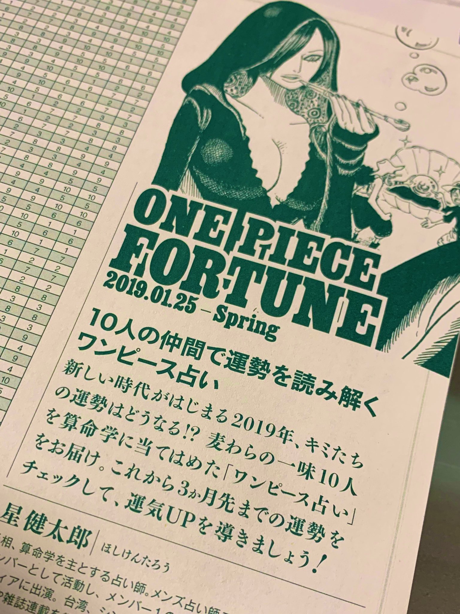 Log ワンピース考察 わーい ワンピースマガジンに載ってた ワンピース占い でルフィだったー 水玉の服着て 海藻食べる 笑