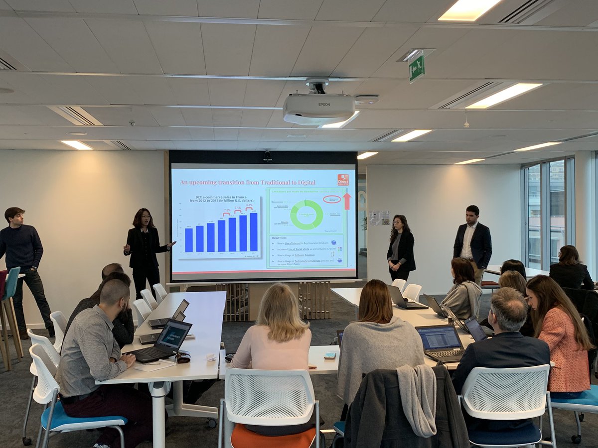 Vincent Fraitot (@vincentfraitot) on Twitter photo Many thanks to AXA Direct <a href="/AXAFrance/">AXA France</a> for the Challenge proposed for the Digital Transformation Academy 2019.
Congrats to the 28 students from <a href="/HECParis/">HEC Paris Business School</a> that have built strong recommendations in less then 3 weeks!
#digitaltransformation #learningbydoing Many thanks to AXA Direct <a href="/AXAFrance/">AXA France</a> for the Challenge proposed for the Digital Transformation Academy 2019.
Congrats to the 28 students from <a href="/HECParis/">HEC Paris Business School</a> that have built strong recommendations in less then 3 weeks!
#digitaltransformation #learningbydoing