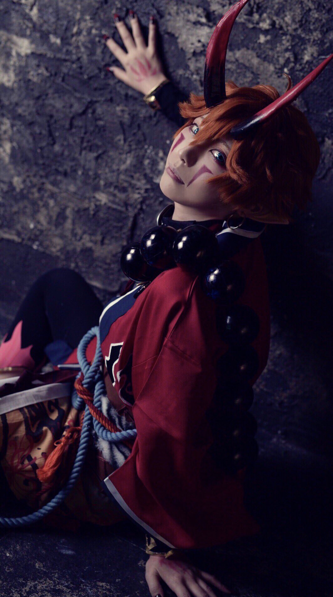 しゅが Ar Twitter Cos スカウト 鬼火 明星スバル 橙色の赤鬼 迷う魂は俺が連れていくよ