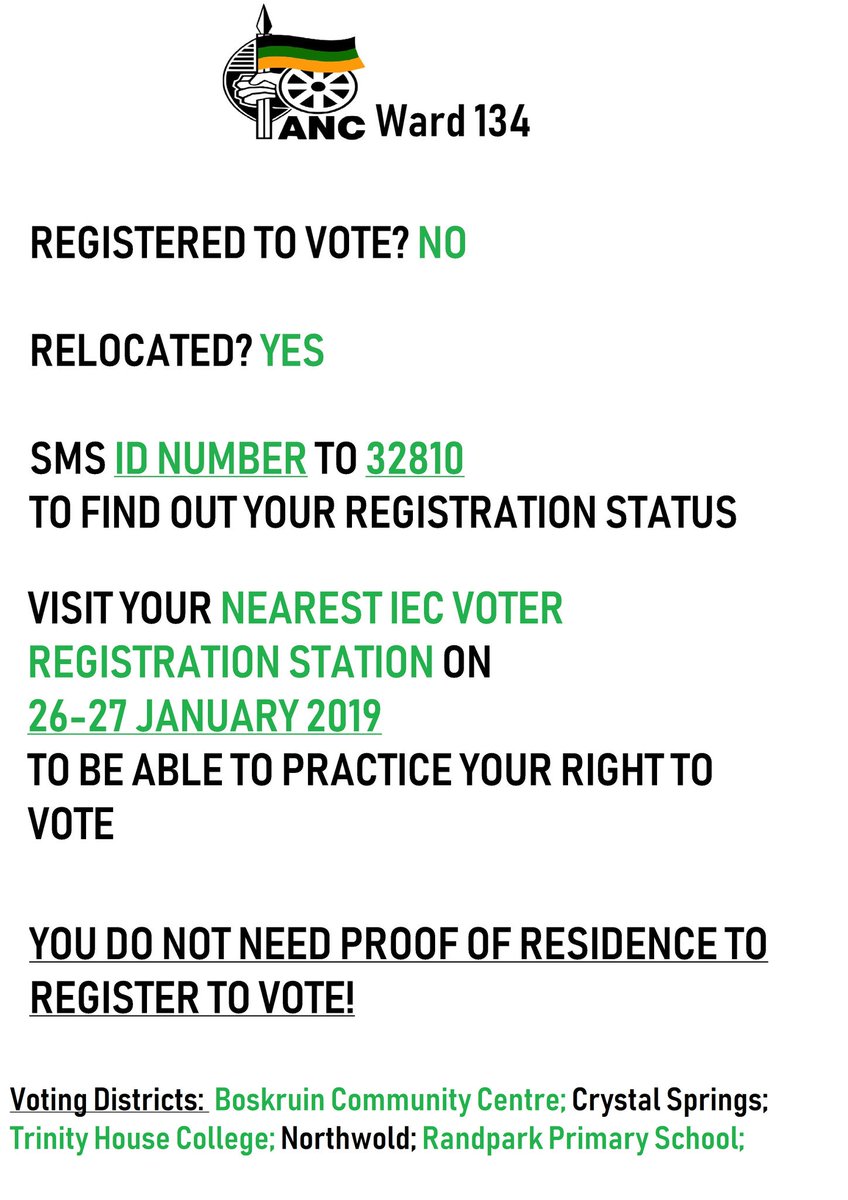 DomeWardANC's tweet photo. #RegisterToVoteANC REMINDER!!! https://t.co/abhL9I4g3H
