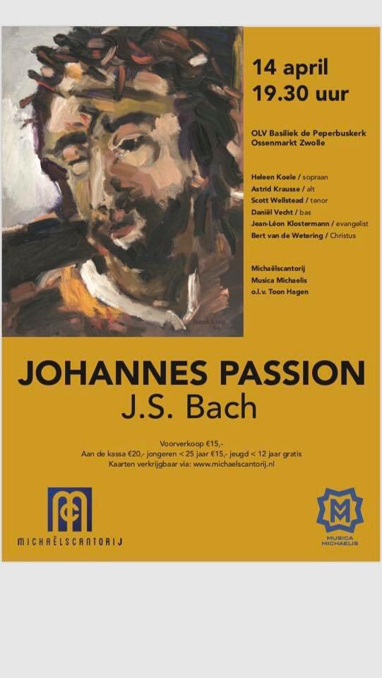 musicamichaelis's tweet photo. ‘De Passie van Zwolle!’
Zondag 14 april 19.30u OLV Basiliek de Peperbus
Welkom! https://t.co/pEXuU8DF6i