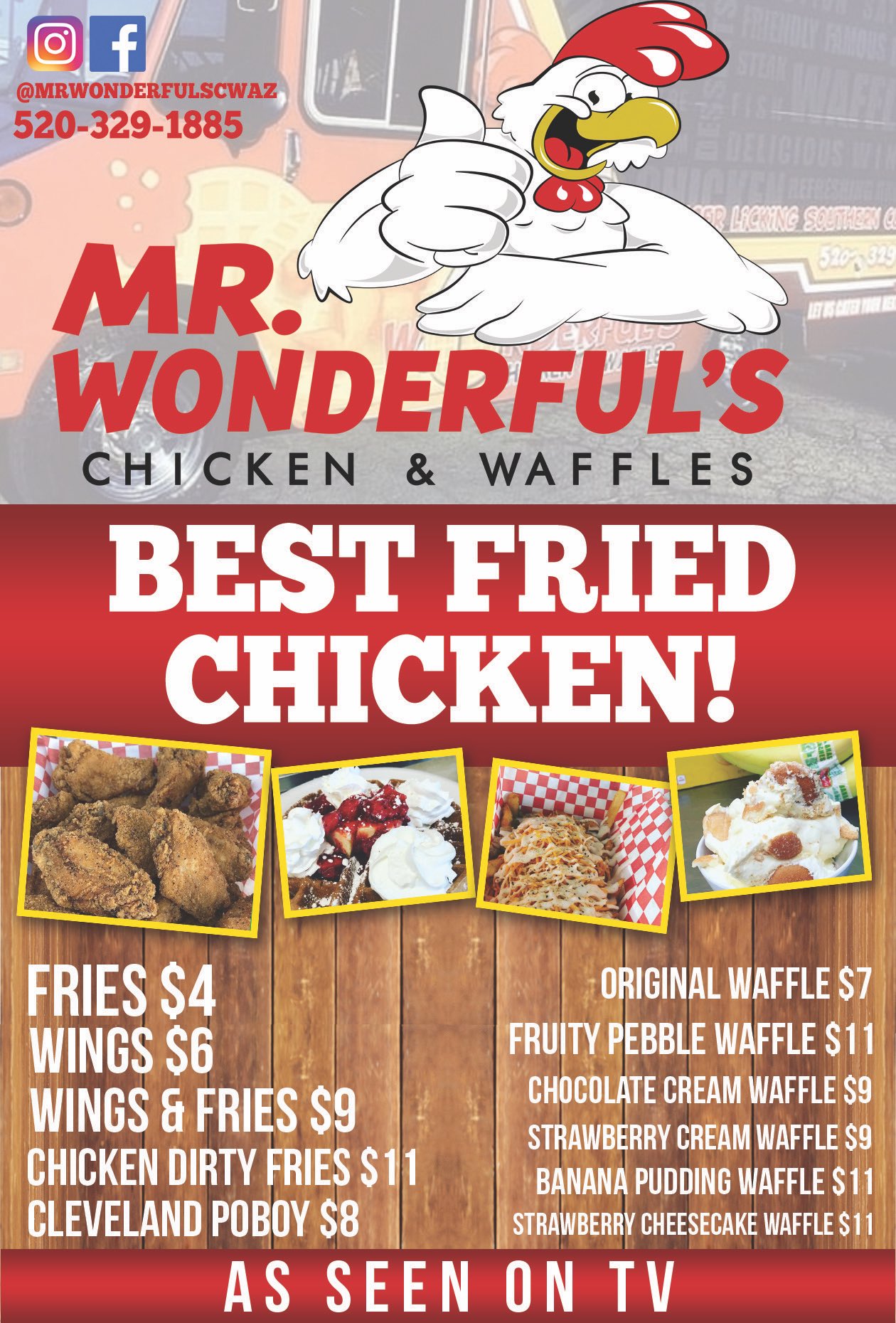 Mr Wonderfuls Chicken And Waffles Az On Twitter New Menu Alert